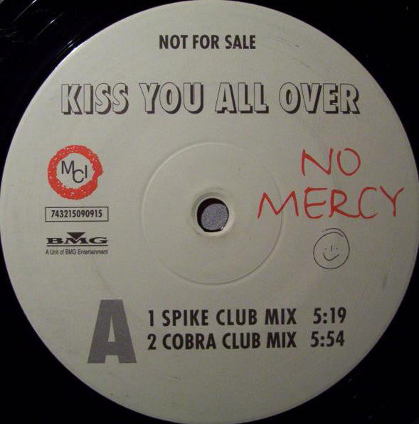 No Mercy : Kiss You All Over (12", Promo)
