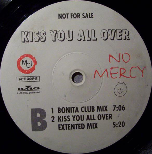 No Mercy : Kiss You All Over (12", Promo)