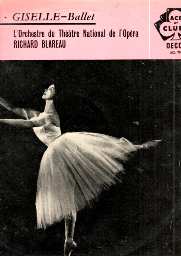 Adolphe C. Adam, Orchestre National De L'Opéra De Paris, Richard Blareau, Pierre Ladhuie : Giselle - Ballet (LP, Mono)