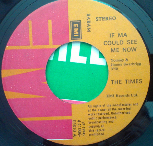 The Times (7) : If Ma Could See Me Now (7", Single)