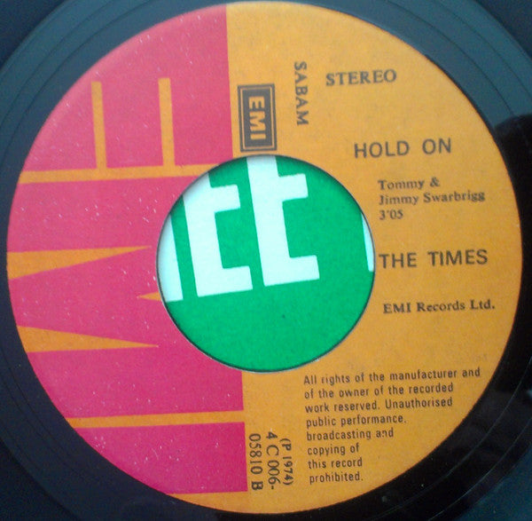 The Times (7) : If Ma Could See Me Now (7", Single)