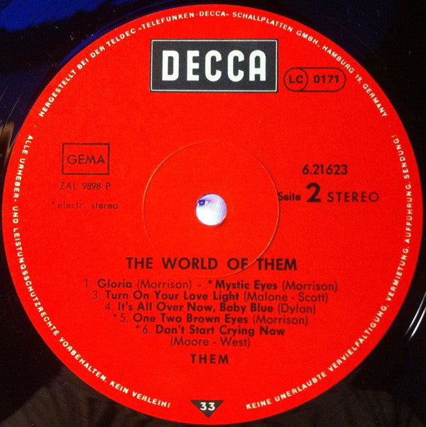 Them (3) : The World Of Them (LP, Comp, RP)