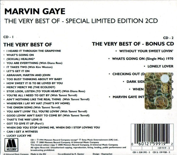 Marvin Gaye : The Very Best Of Marvin Gaye (Special Limited Edition 2CD) (2xCD, Comp, Ltd, Sli)