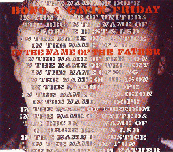 Bono & Gavin Friday : In The Name Of The Father (CD, Maxi)