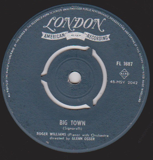 Roger Williams (2) Con Glenn Osser And His Orchestra : Till / Big Town (7", Single)
