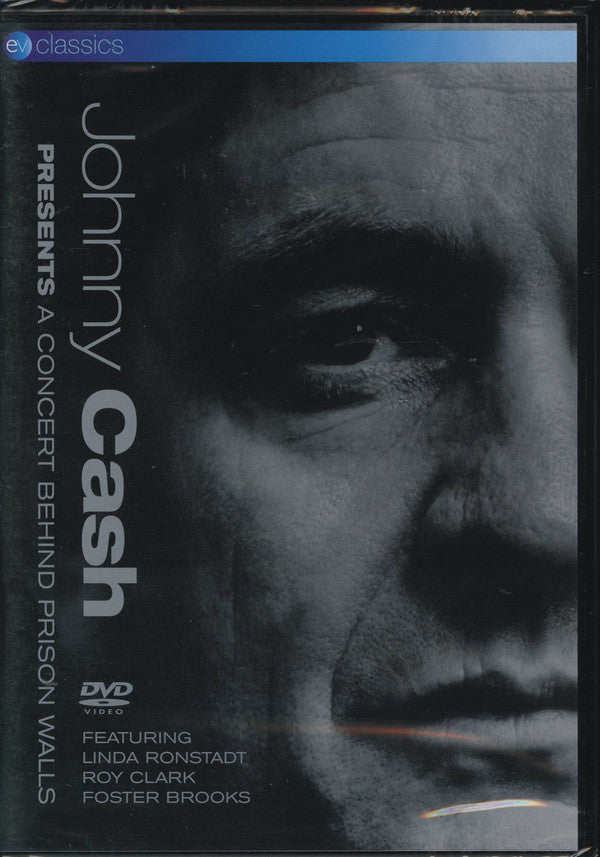 Johnny Cash Featuring Linda Ronstadt, Roy Clark, Foster Brooks : Presents A Concert Behind Prison Walls (DVD-V, PAL, Dol)