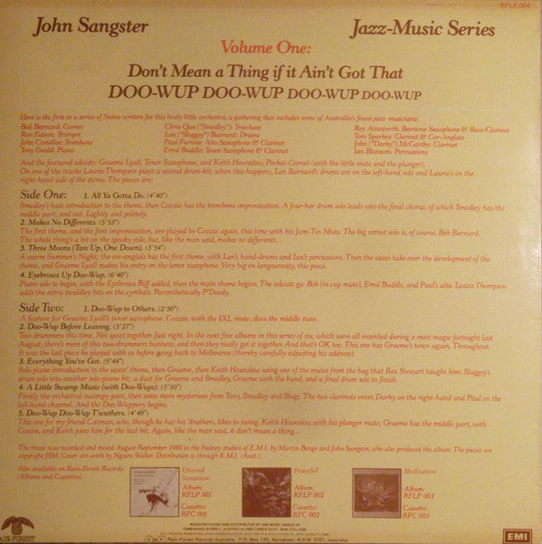 John Sangster : Don't Mean A Thing If It Ain't Got That Doo-Wup Doo-Wup Doo-Wup Doo-Wup (LP, Album)
