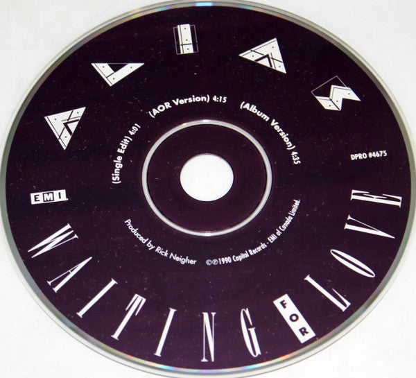 Alias (13) : Waiting For Love (CD, Single, Promo)