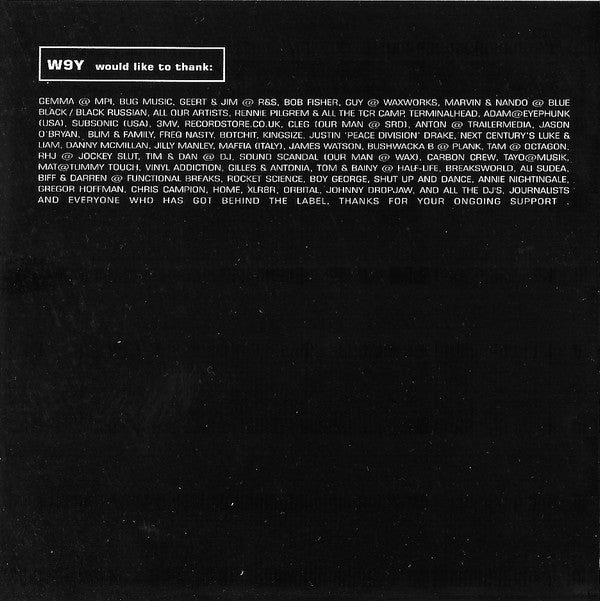 Various : Whole Nine Yards Volume One (CD, Comp)