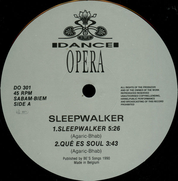 Sleepwalker (2) : Sleepwalker (12")