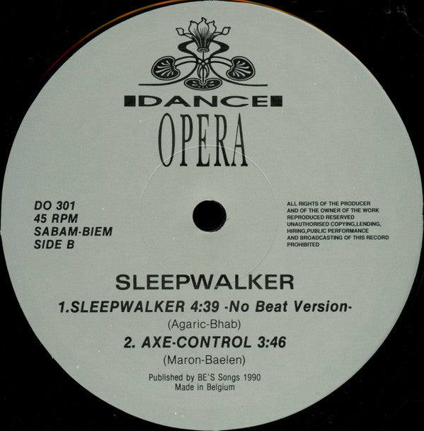 Sleepwalker (2) : Sleepwalker (12")