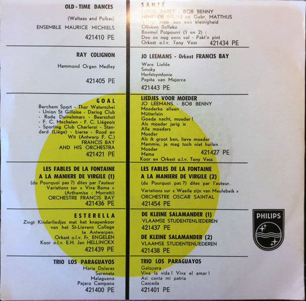 Jo Leemans, Bob Benny : Zeg Het Met Bloemen N° 2 (7", EP)