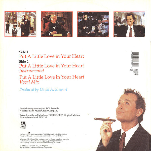 Annie Lennox & Al Green : Put A Little Love In Your Heart (12", Single)