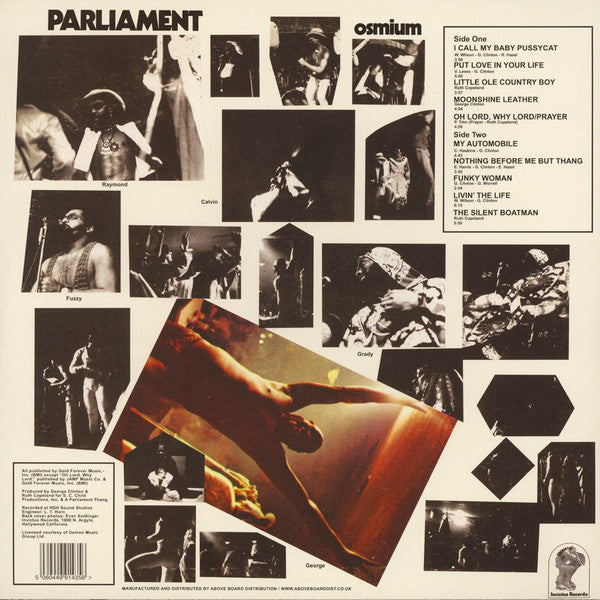 Parliament : Osmium (LP, Album, RE, RM)