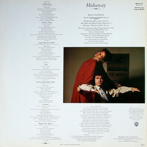 David Sanborn : Hideaway (LP, Album)