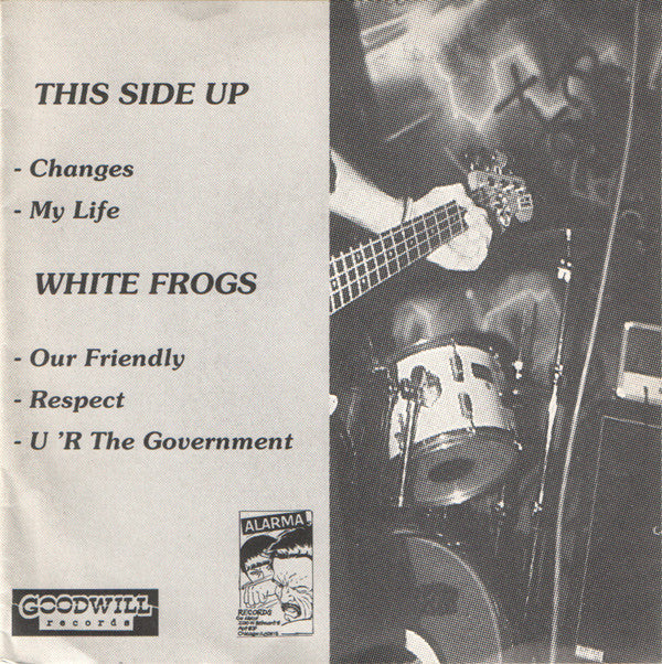This Side Up (3) / White Frogs : This Side Up / White Frogs (7", EP, Num)