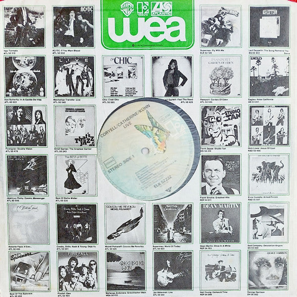 Larry Coryell ･ Philip Catherine ･ Joachim Kühn : Live! (LP)