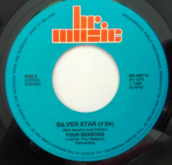 The Four Seasons : Silver Star / Down The Hall (7", Single)