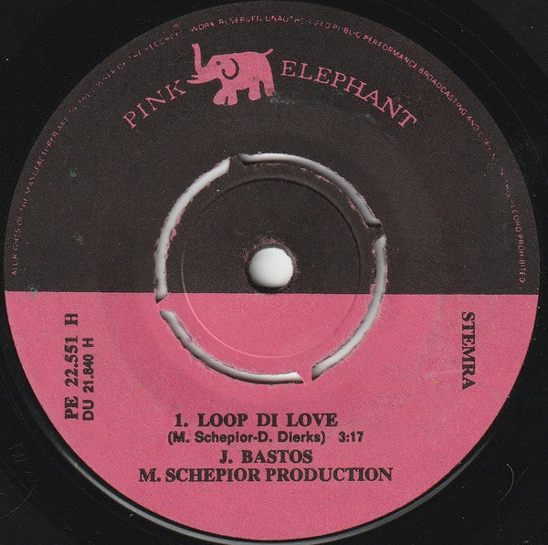 Juan Bastos : Loop Di Love (7", Single, 4 P)
