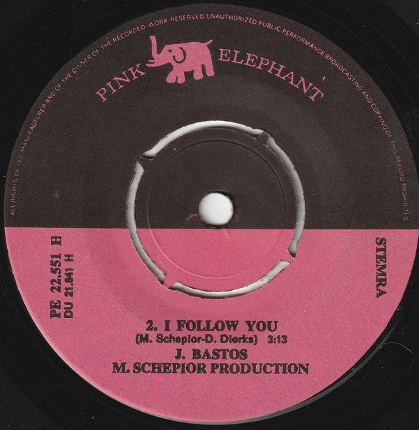 Juan Bastos : Loop Di Love (7", Single, 4 P)