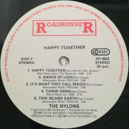 The Nylons : Happy Together (LP, Album)