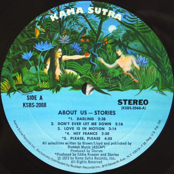 Stories : About Us (LP, Album, RP, Mon)