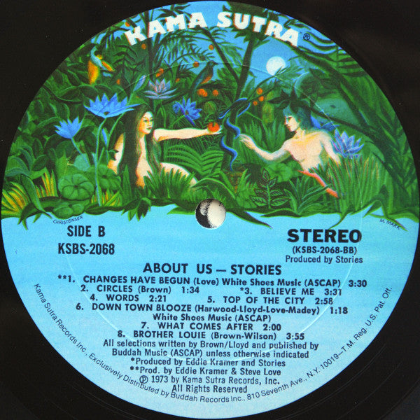 Stories : About Us (LP, Album, RP, Mon)