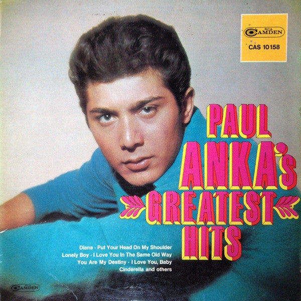 Paul Anka : Paul Anka's Greatest Hits (LP, Comp)