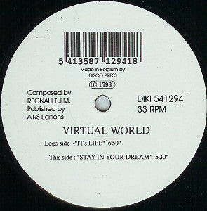 Virtual World : It's Life (12")