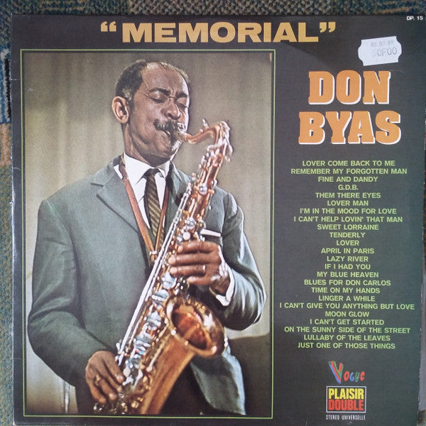 Don Byas : "Memorial" (2xLP, Comp)