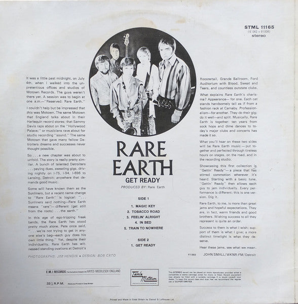 Rare Earth : Get Ready (LP, Album, RP)