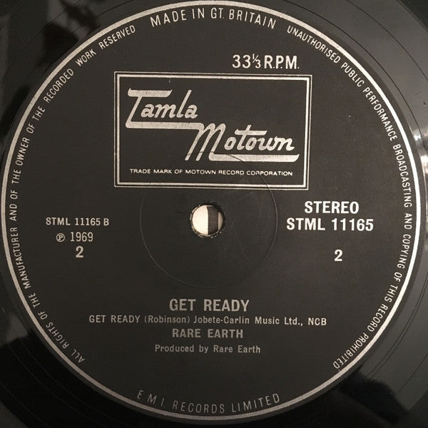 Rare Earth : Get Ready (LP, Album, RP)