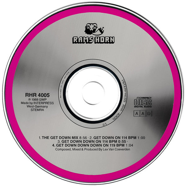 Lex van Coeverden : The Get Down Mix (CD, Maxi)