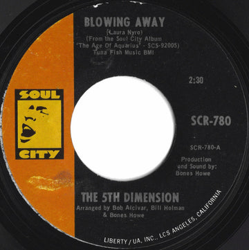 The Fifth Dimension : Blowing Away (7", Styrene, She)