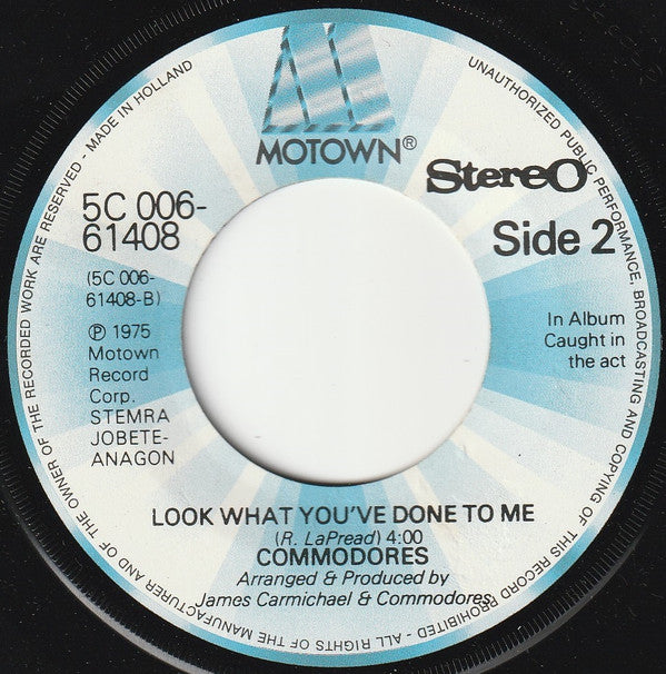 Commodores : Three Times A Lady (7", Single)