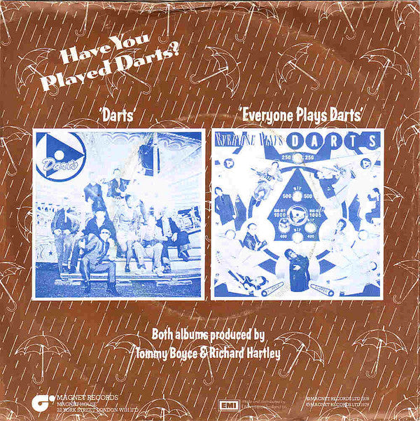 Darts : It's Raining (7", Single)