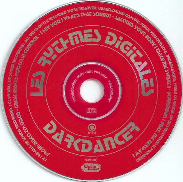 Les Rythmes Digitales : Darkdancer (CD, Single, Mixed, Promo)