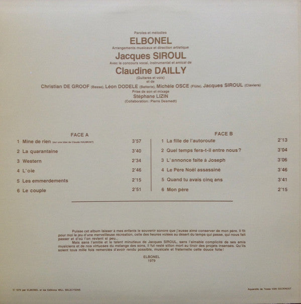 Elbonel : La Quarantaine (LP, Album)