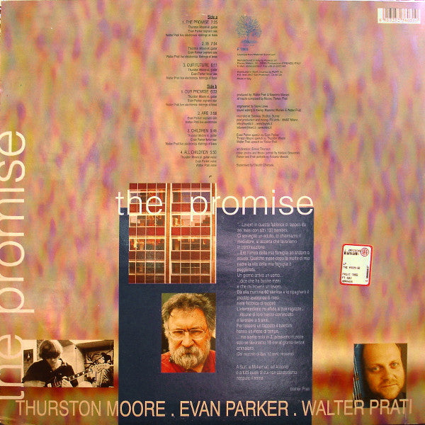 Thurston Moore . Evan Parker . Walter Prati : The Promise (LP, Album, RE)