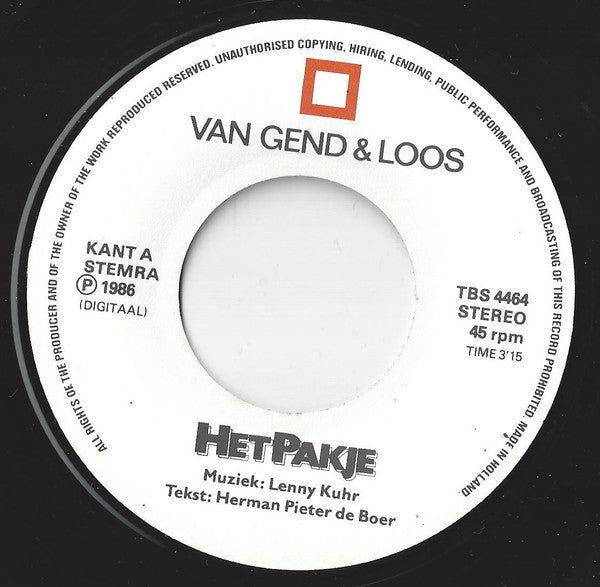 Lenny Kuhr : Het Pakje (7")
