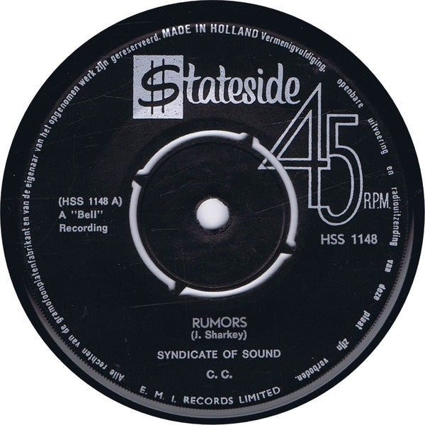 Syndicate Of Sound : Rumors / The Upper Hand (7", Single)