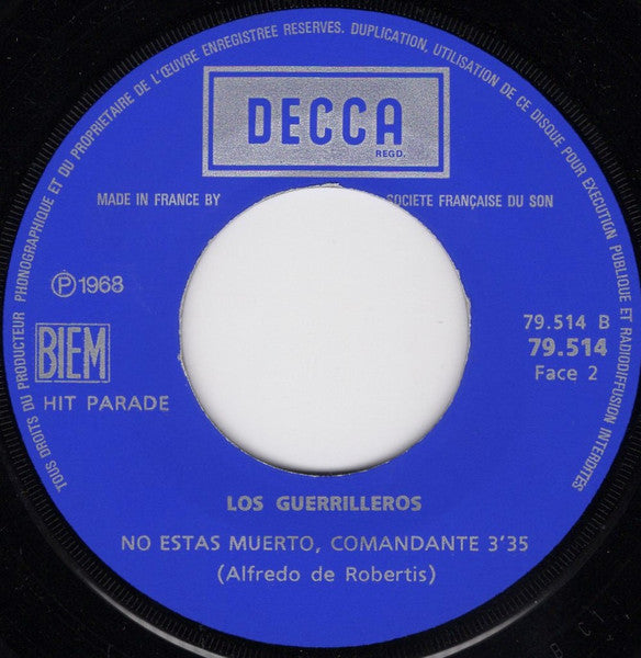 Los Guerrilleros : Hommage A Che Guevara (7")