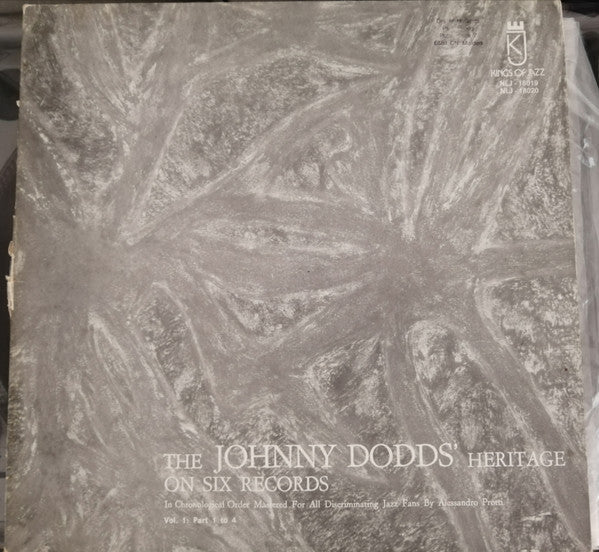 Johnny Dodds : The Johnny Dodd's Heritage On Six Records Vol.1: Part 1 To 4 (2xLP, Comp, Mono)