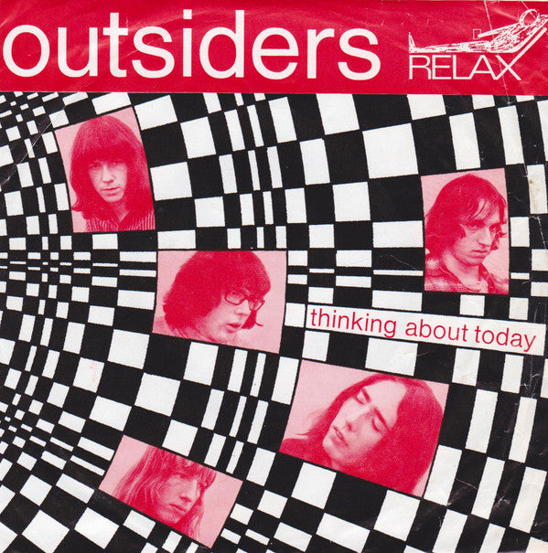 The Outsiders (5) : Thinking About Today / Lying All The Time (7", Mono, RP)