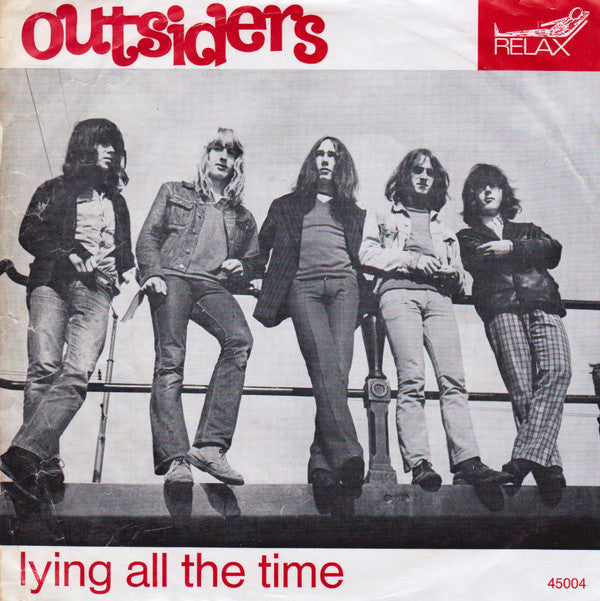 The Outsiders (5) : Thinking About Today / Lying All The Time (7", Mono, RP)