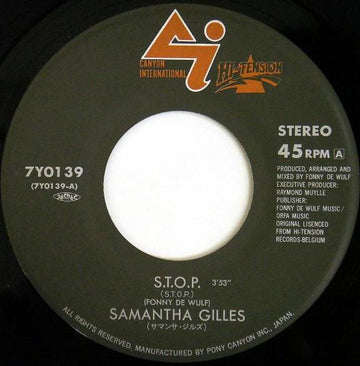 Samantha Gilles : S.T.O.P. (7")