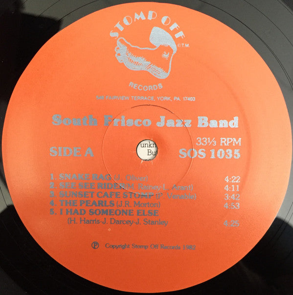South Frisco Jazz Band : These Cats Are Diggin' Us! (LP)