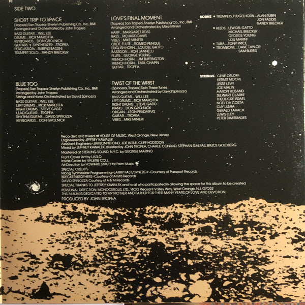 John Tropea : Short Trip To Space (LP, Album, PRC)