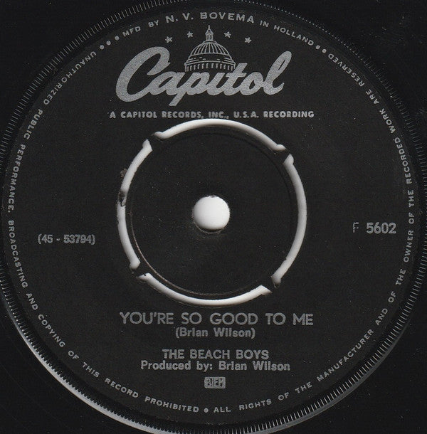 The Beach Boys : Sloop John B (7", Single, Mono)