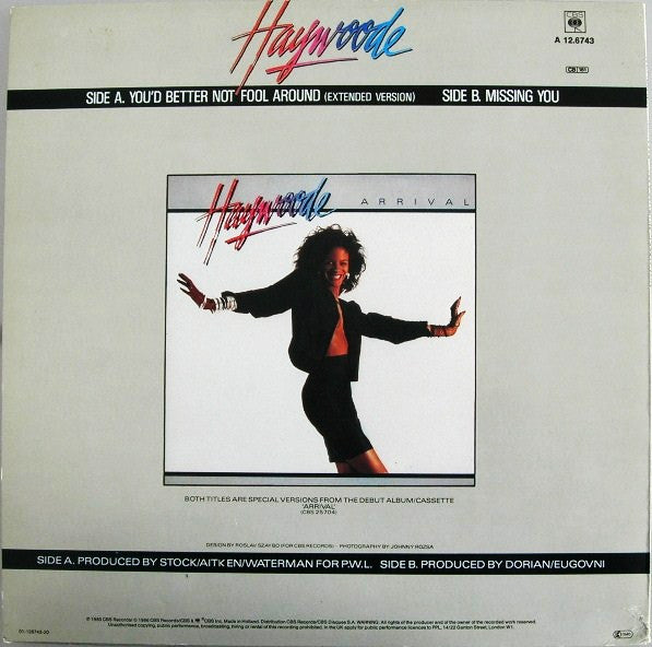 Haywoode : You'd Better Not Fool Around (Extended Version) (12", Maxi)